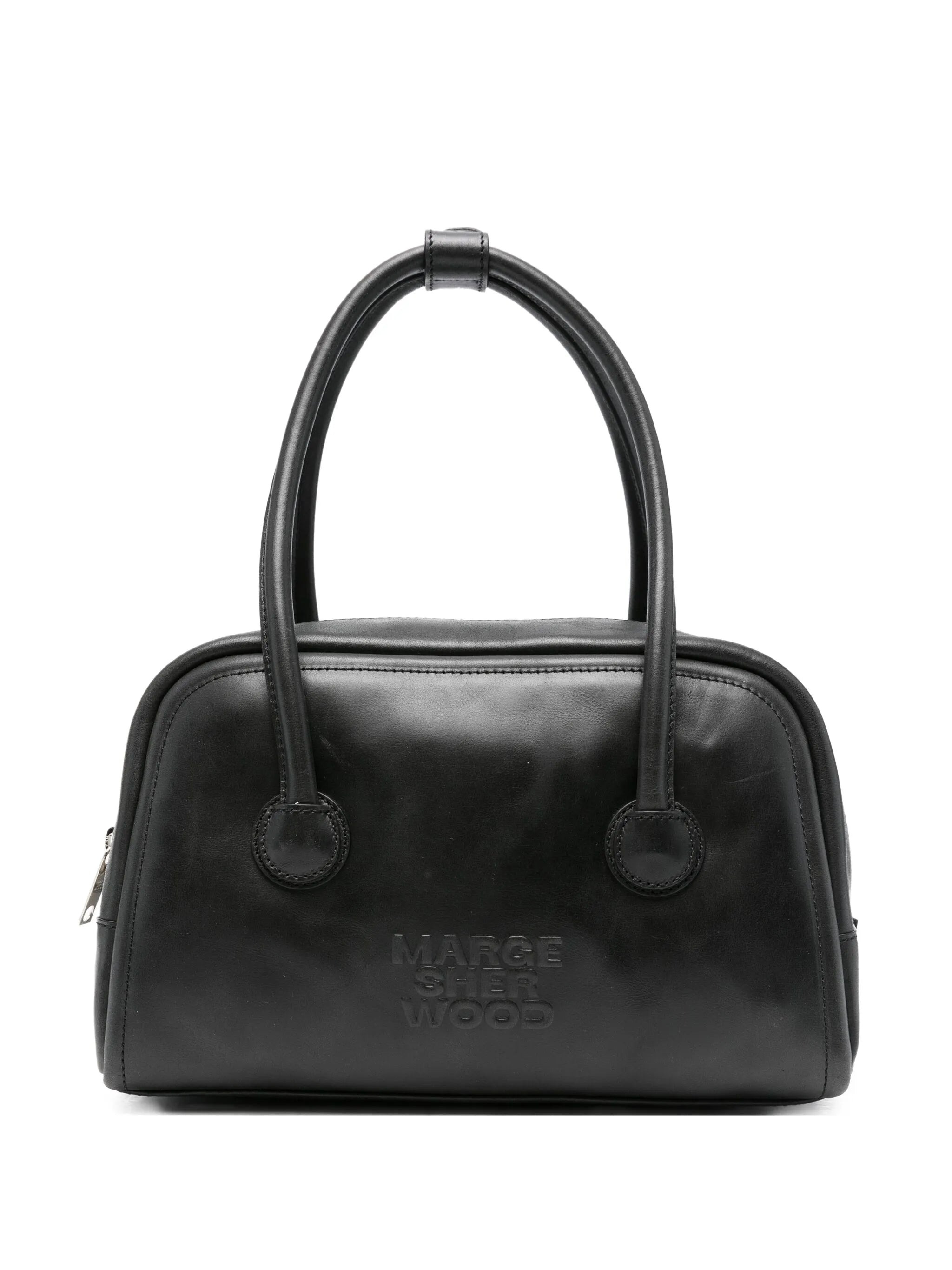 Margesherwood Embossed-logo Top-handle Tote Bag - 1