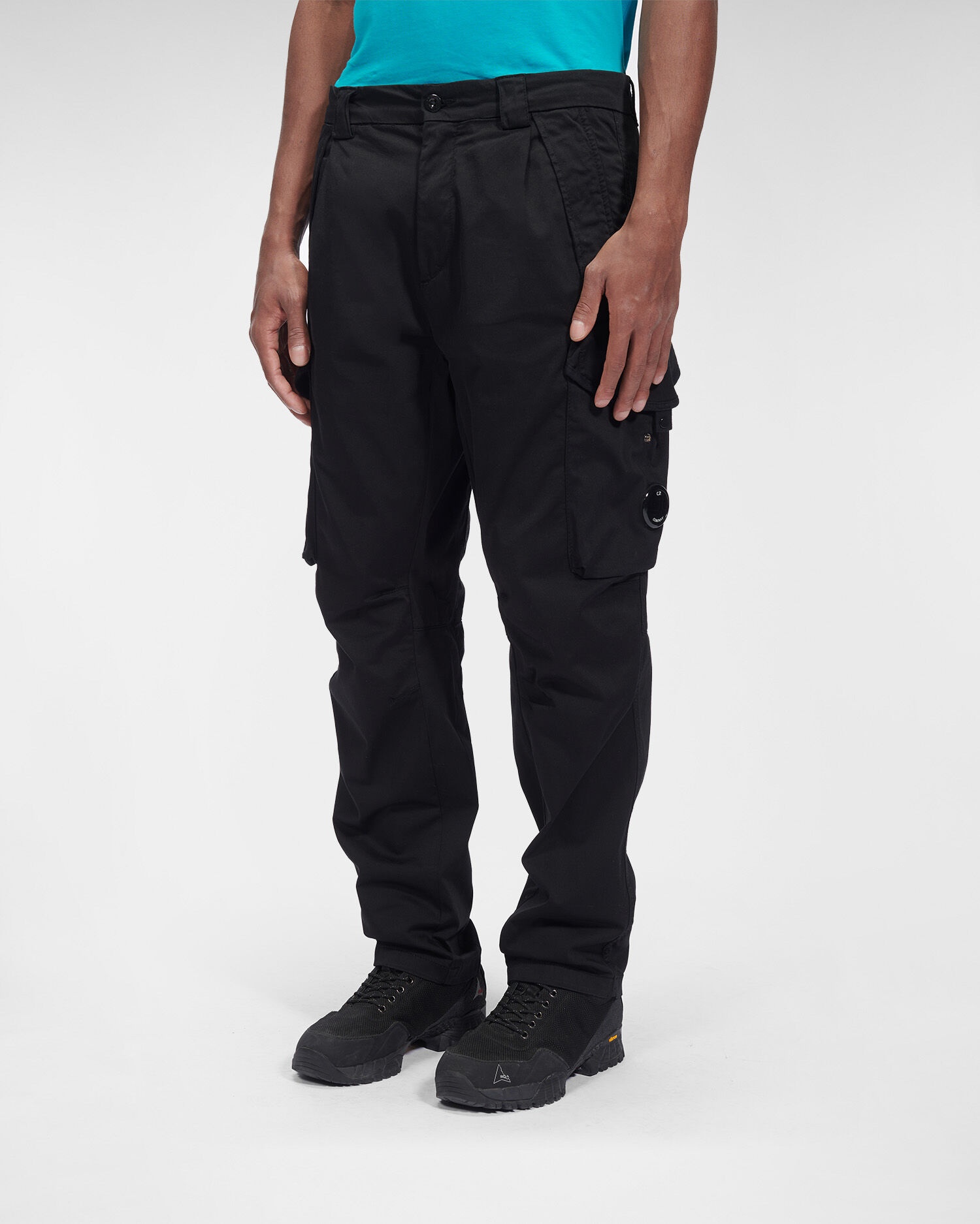 Stretch Sateen Loose Fit Cargo Pants - 2