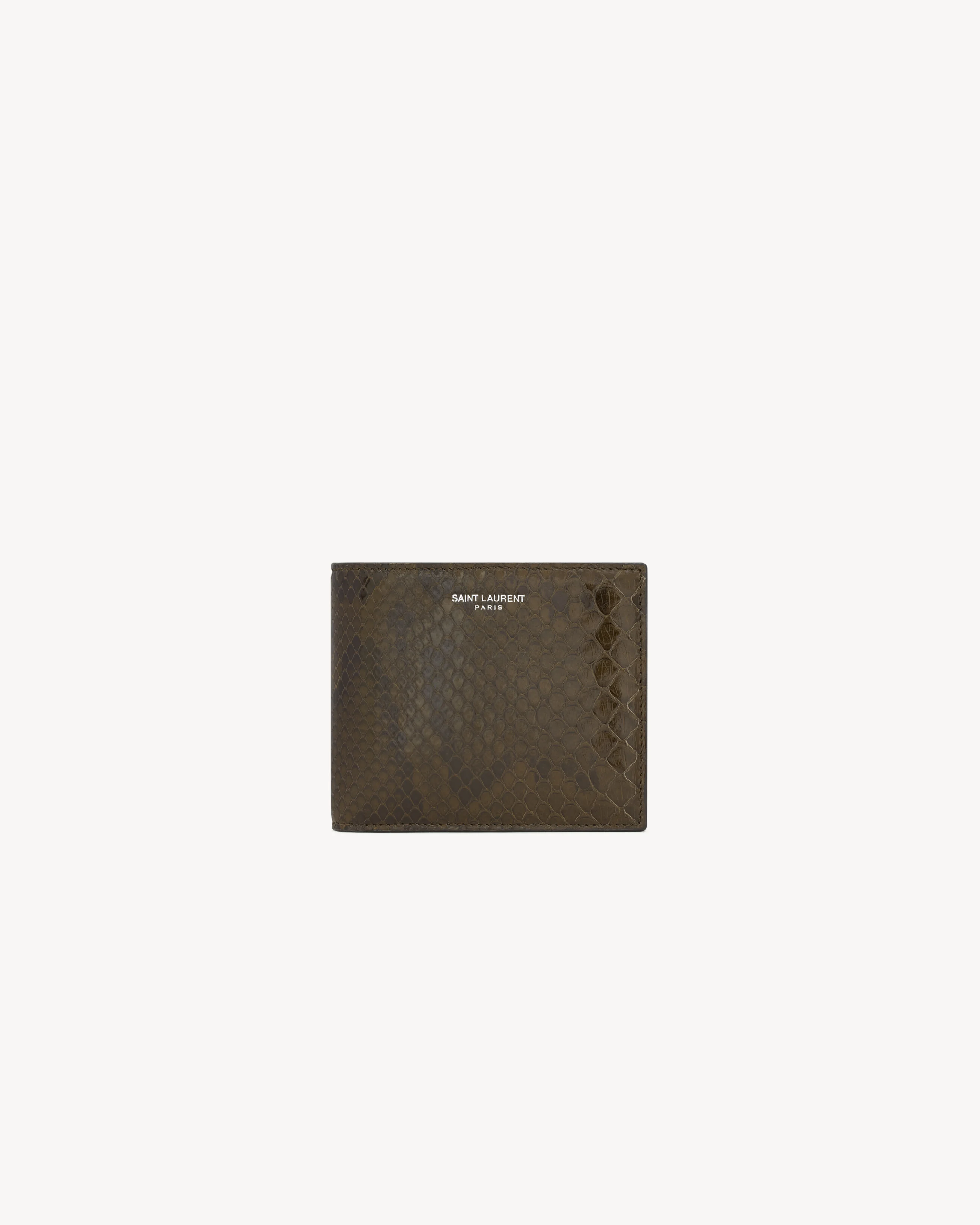 SAINT LAURENT PARIS EAST/WEST WALLET IN PYTHON - 1