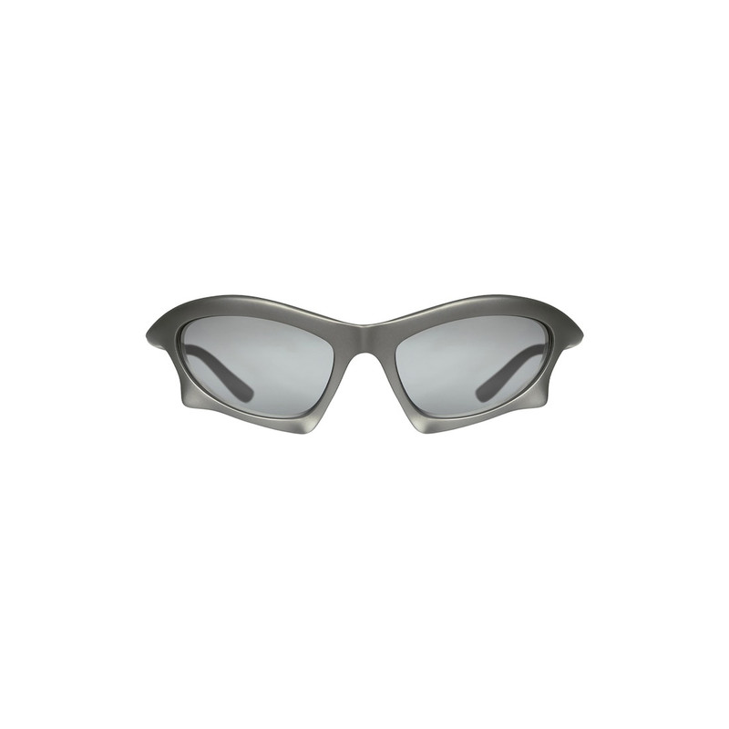 Bat Rectangle Sunglasses in Silver 1