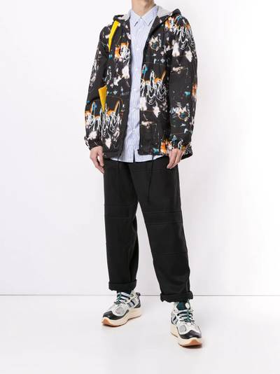 Comme des Garçons SHIRT graphic print cotton hoodie outlook