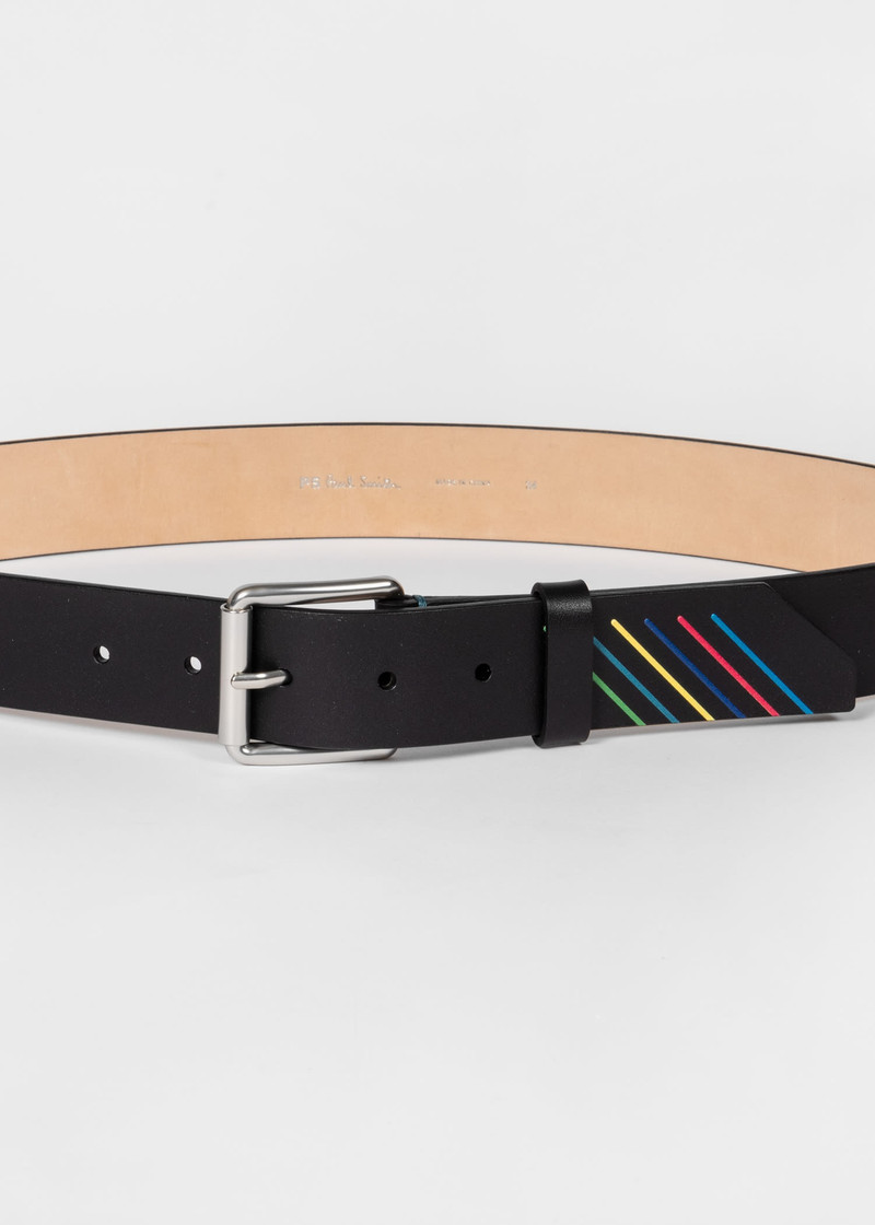 Paul Smith Leather 'Sports Stripe' Belt outlook