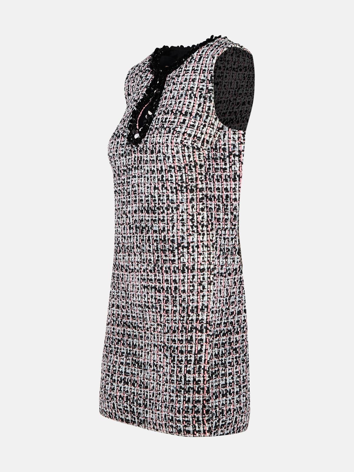 MINI 'DRESS' IN BLACK/PINK POLYESTER - 2