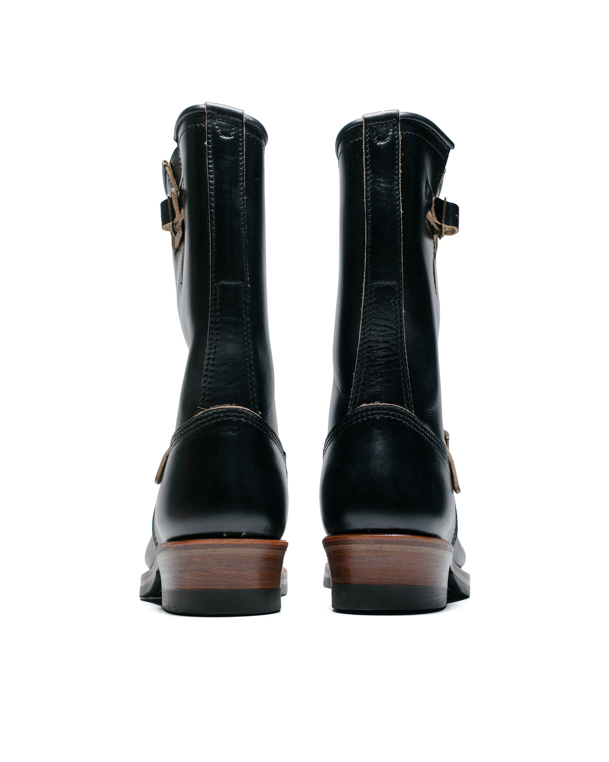 Wabash Engineer Boots Horween CXL Black - 3