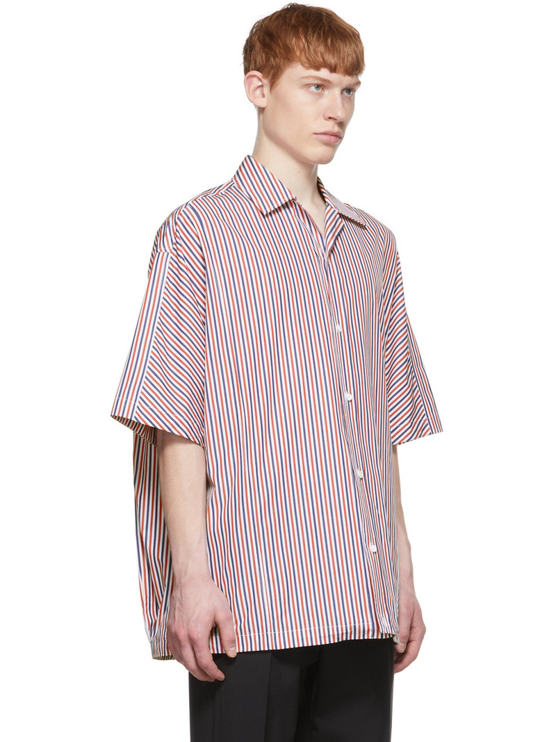 Red & Blue Cotton Short Sleeve Shirt 2