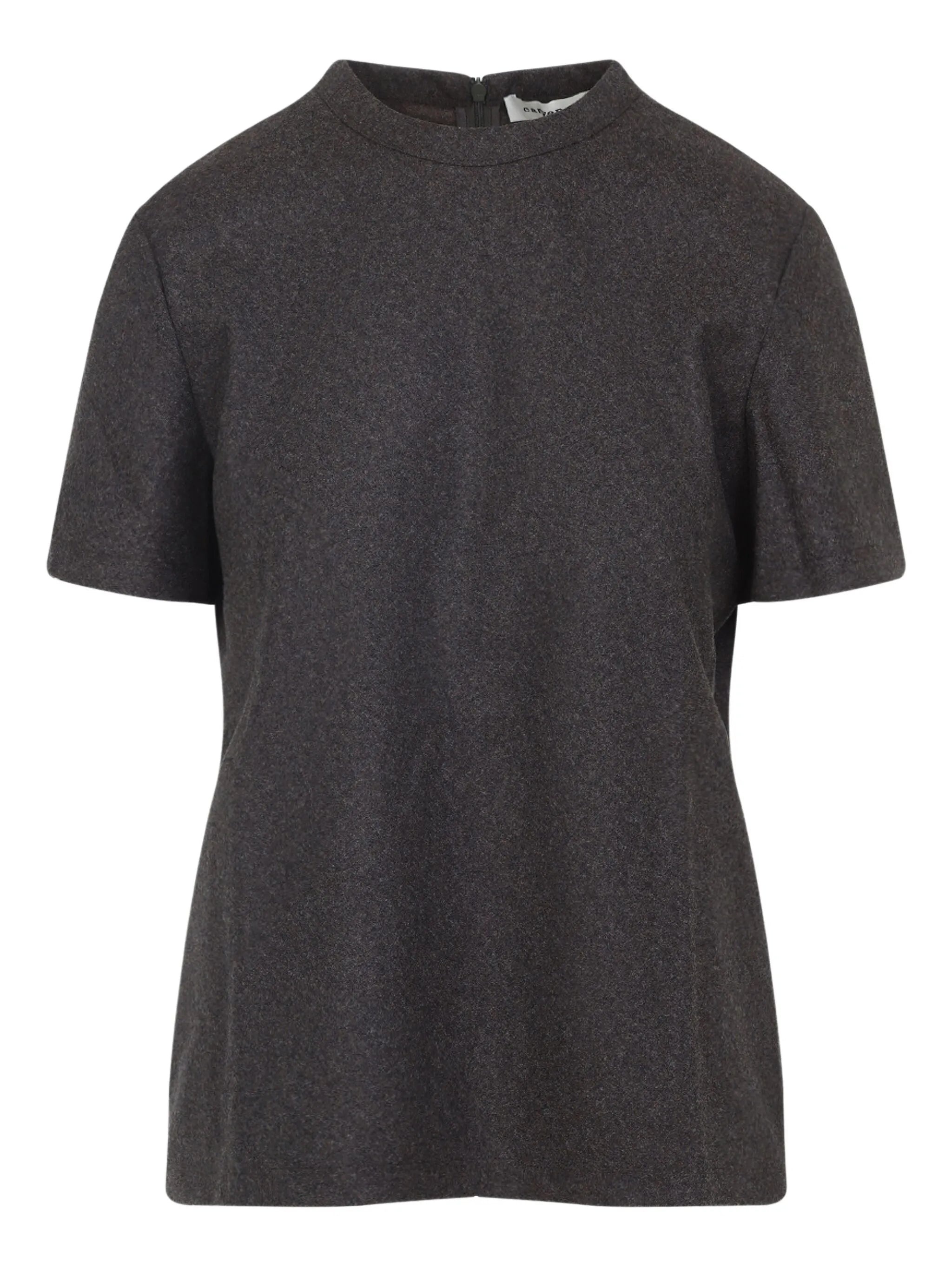 Carven High-neck Short-sleeve T-shirt - 1