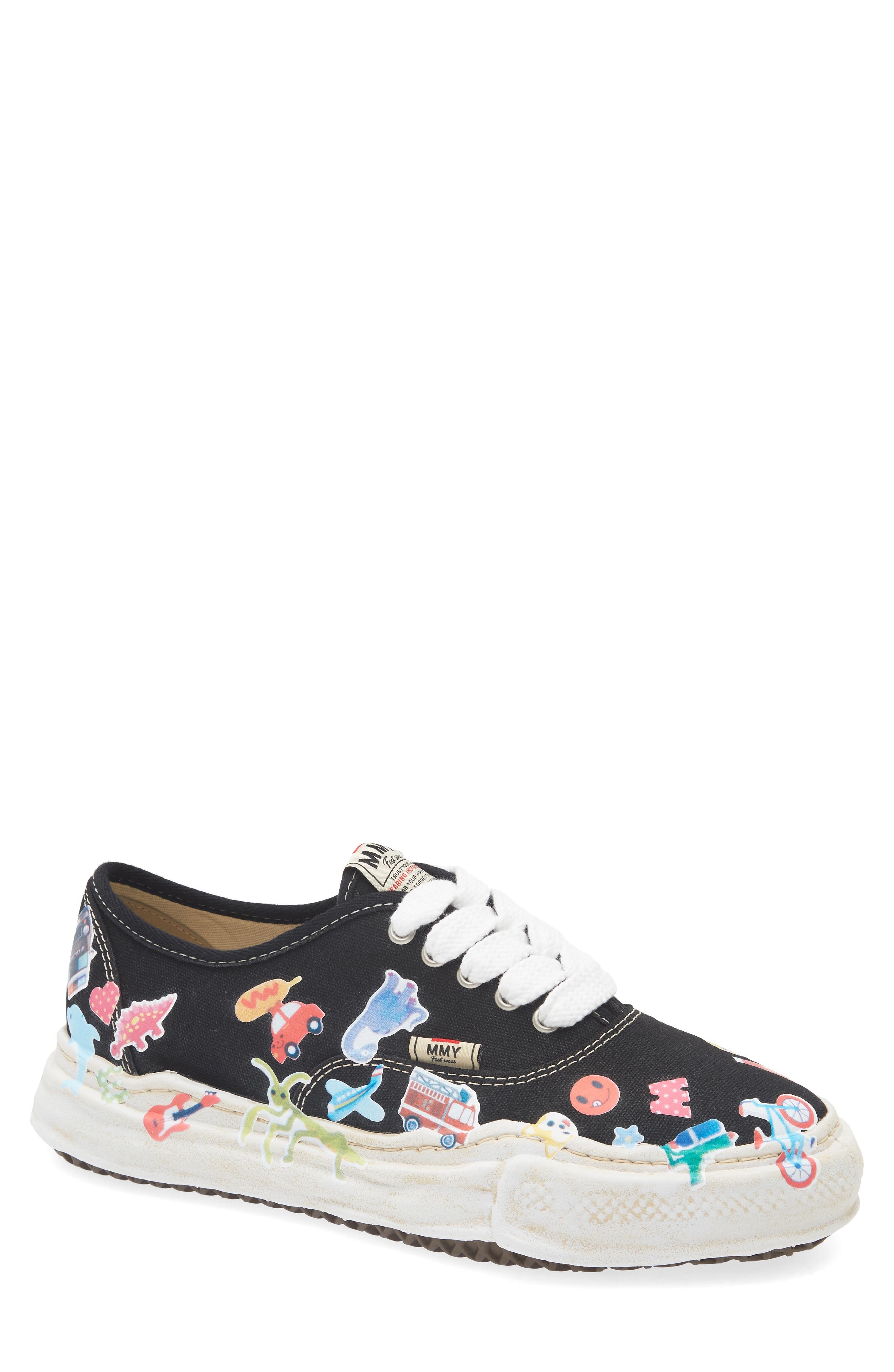 Maison MIHARA YASUHIRO Baker Low Top Sneaker in Black at Nordstrom - 1