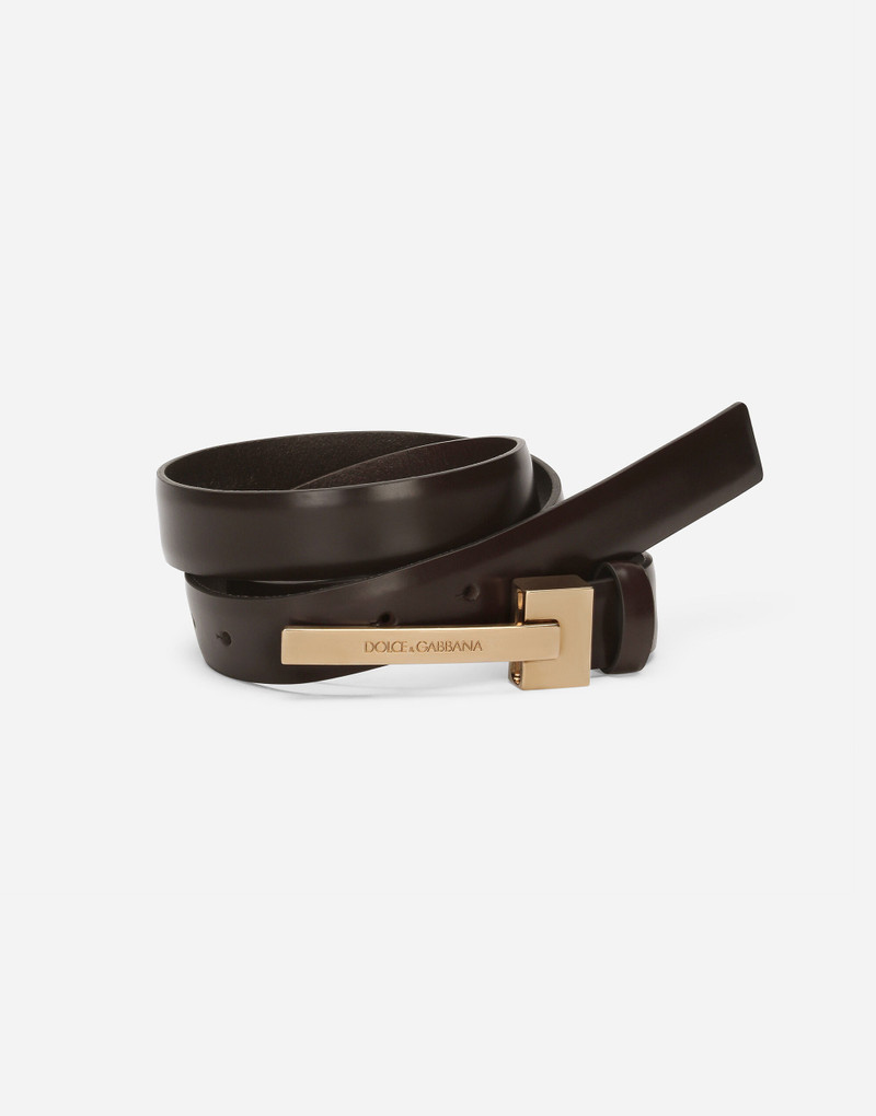 Brushed calfskin belt 4