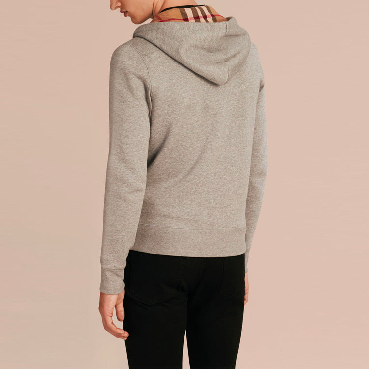 Burberry Classic hooded Long Sleeves Jacket Gray 40155601 - 4