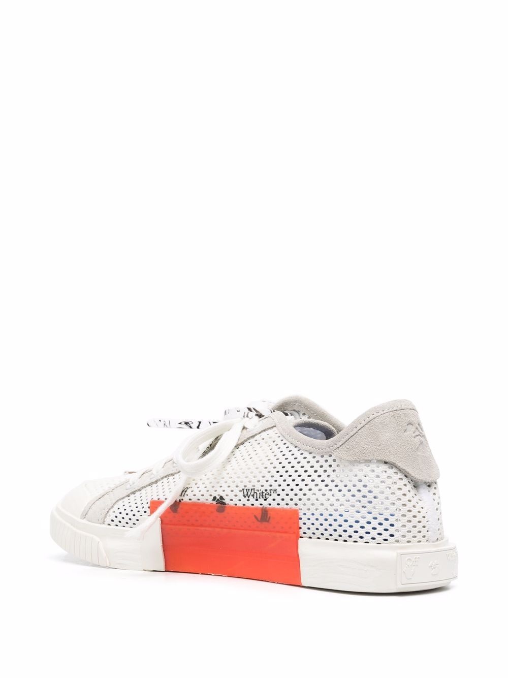 mesh panelled low-top sneakers - 3