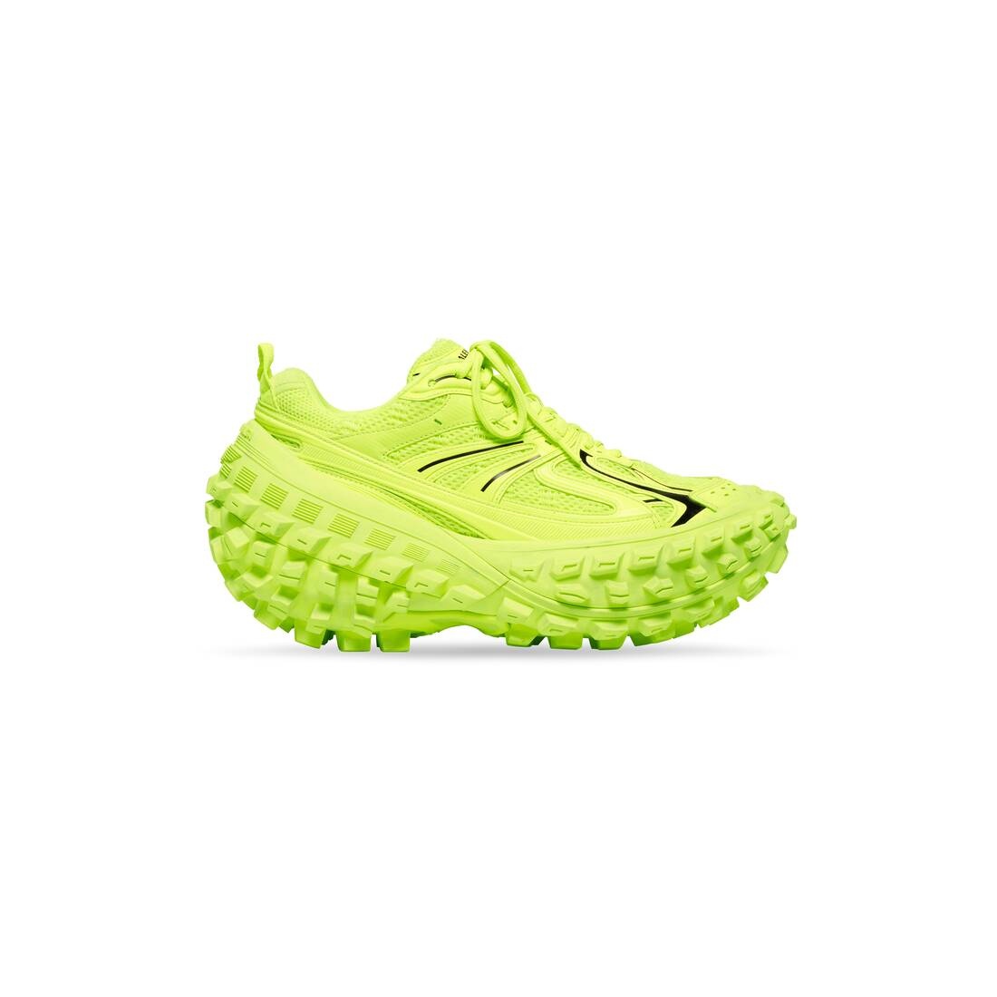 Men's Defender Sneaker in Fluo Yellow - 1