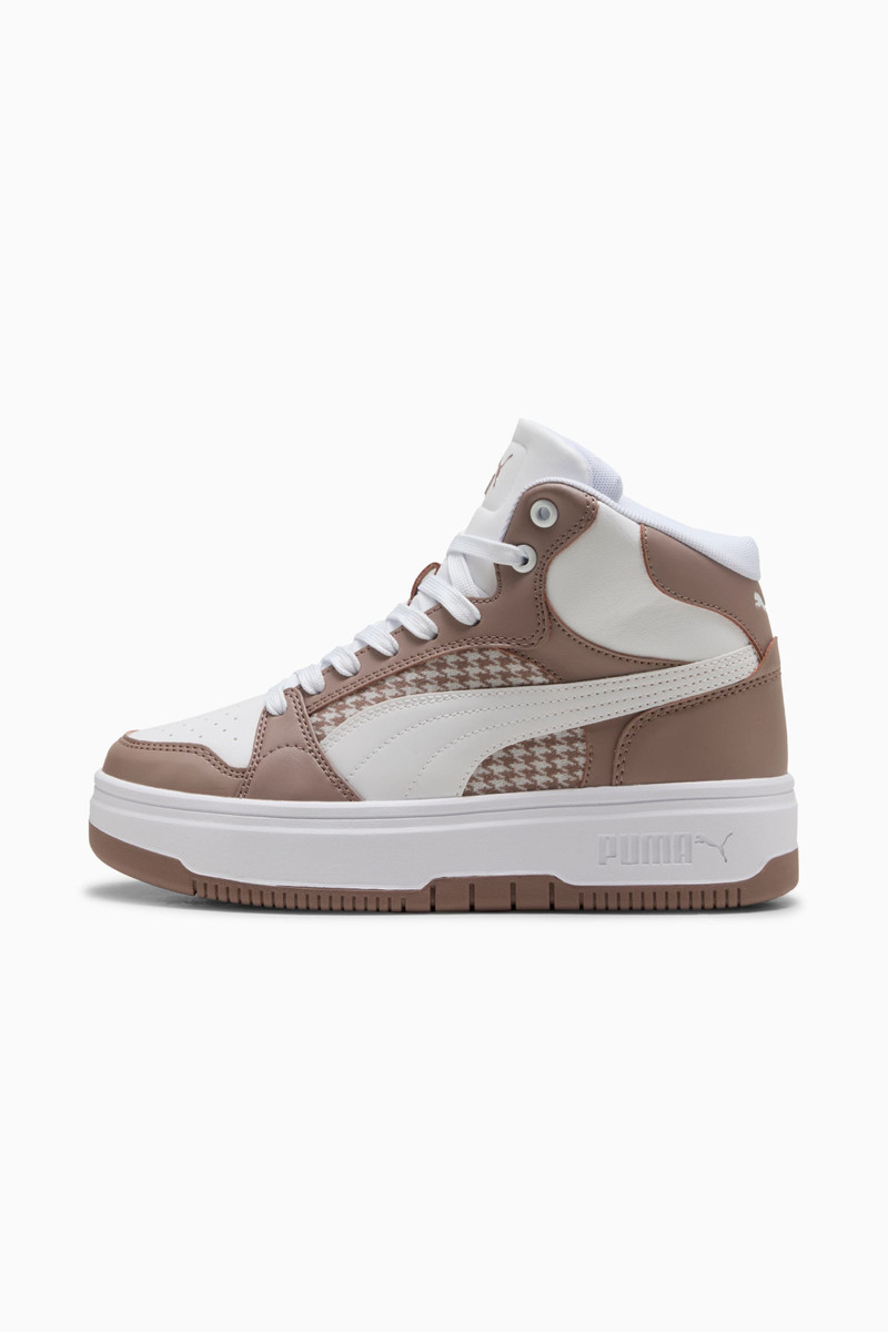 Rebound Femme Houndstooth Women's Mid-Top Sneakers 1