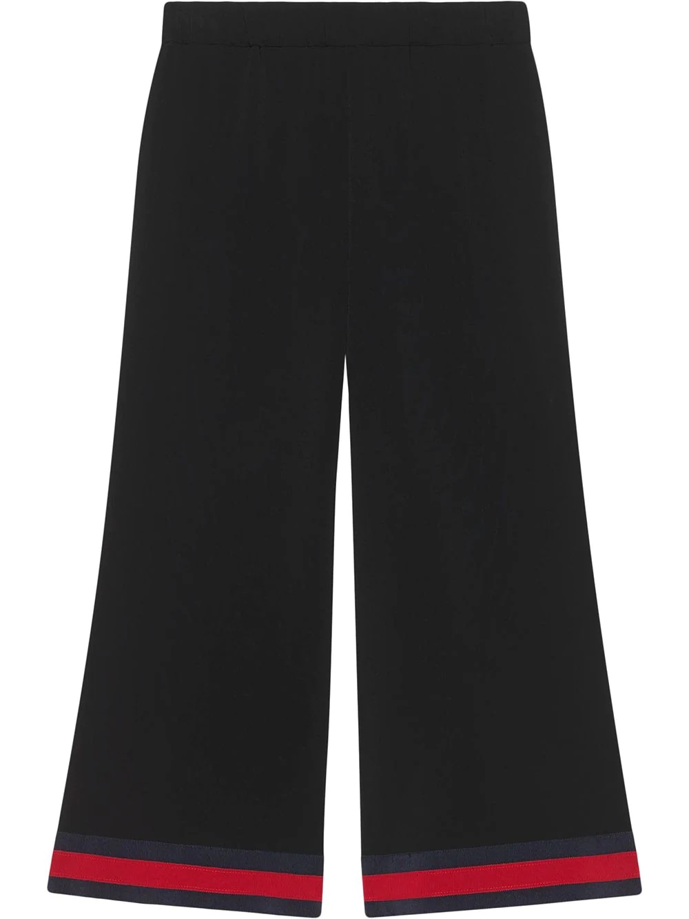 Web trim culotte trousers - 1