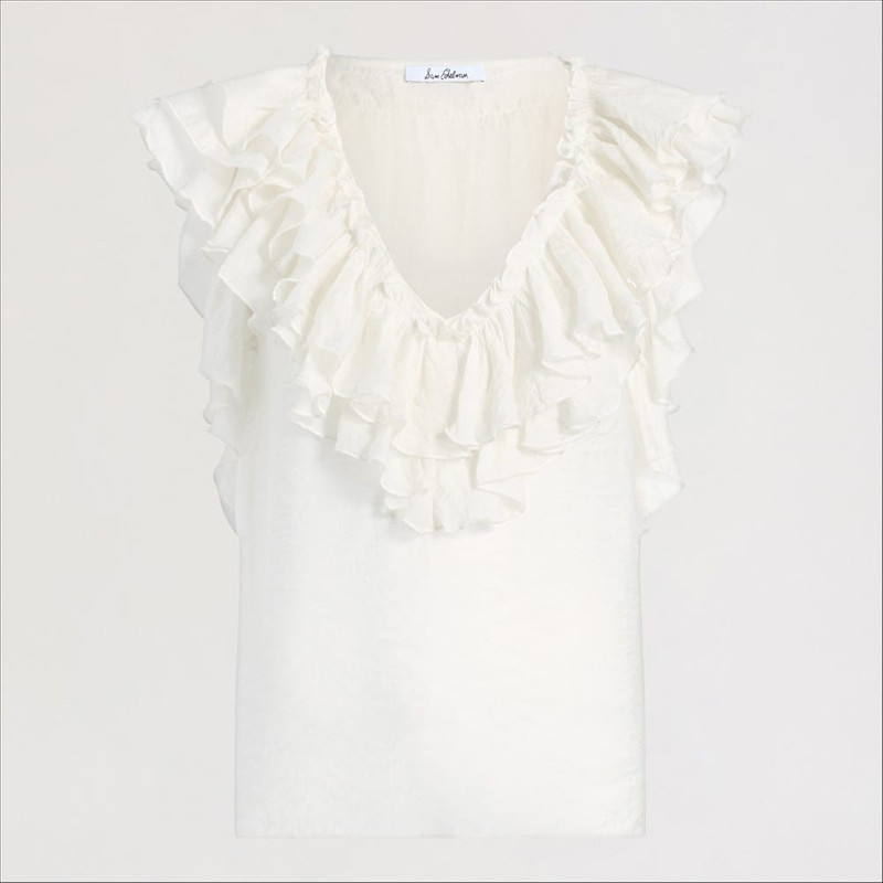 V-Neck Ruffle Tank 1