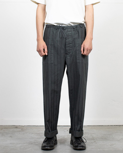 APPLIED ART FORMS Fatigue Stipe Pant - Charcoal outlook