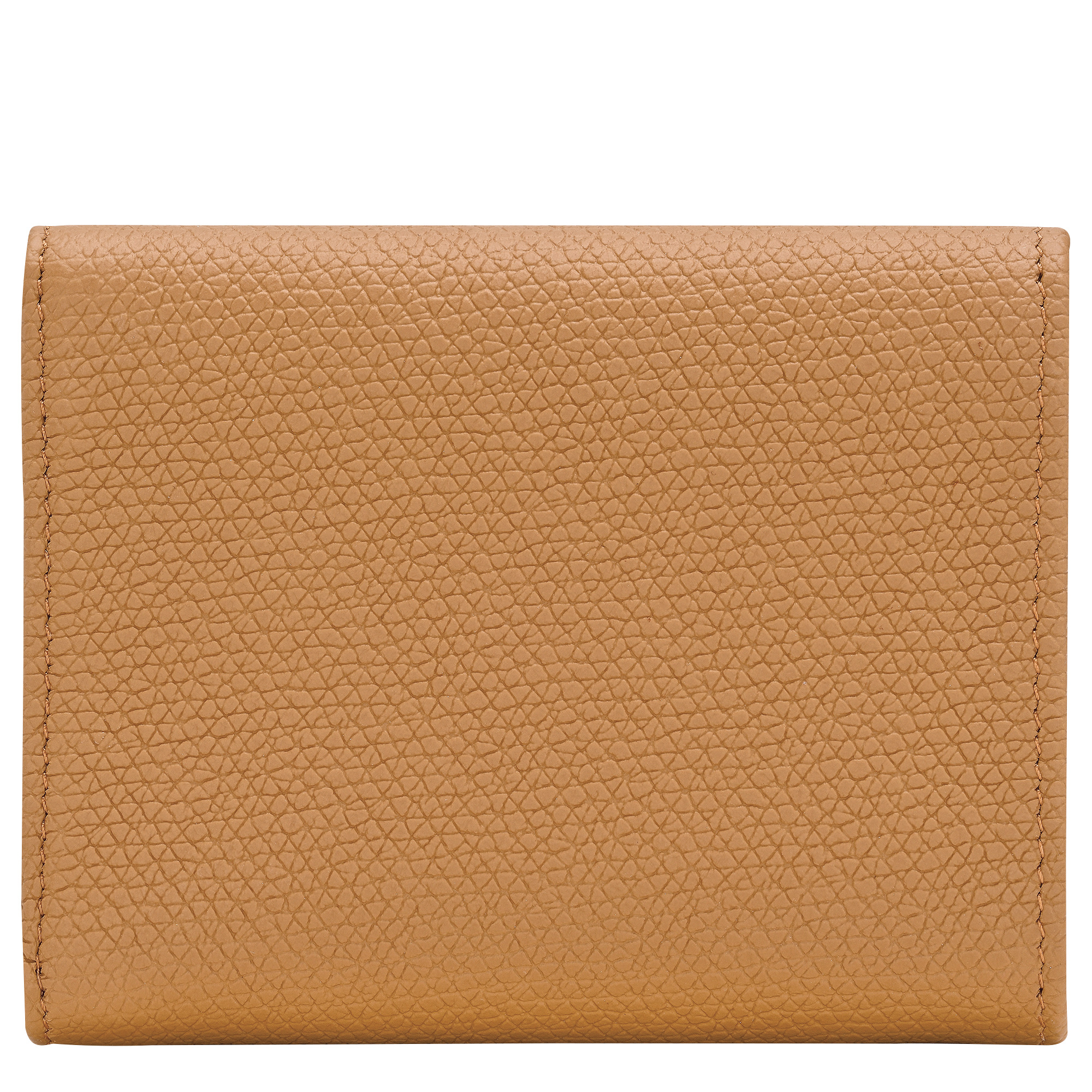 Le Roseau Compact wallet Walnut - Leather - 2