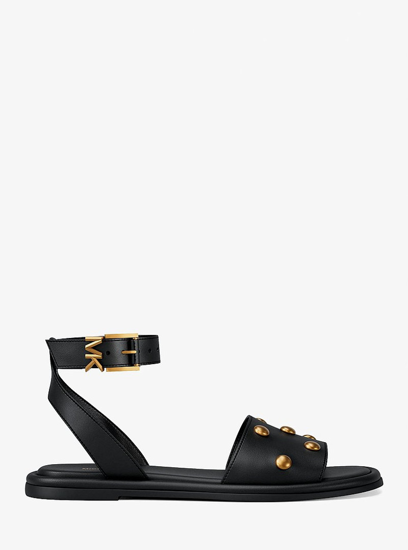 MICHAEL KORS Rosetta Studded Leather Sandal outlook