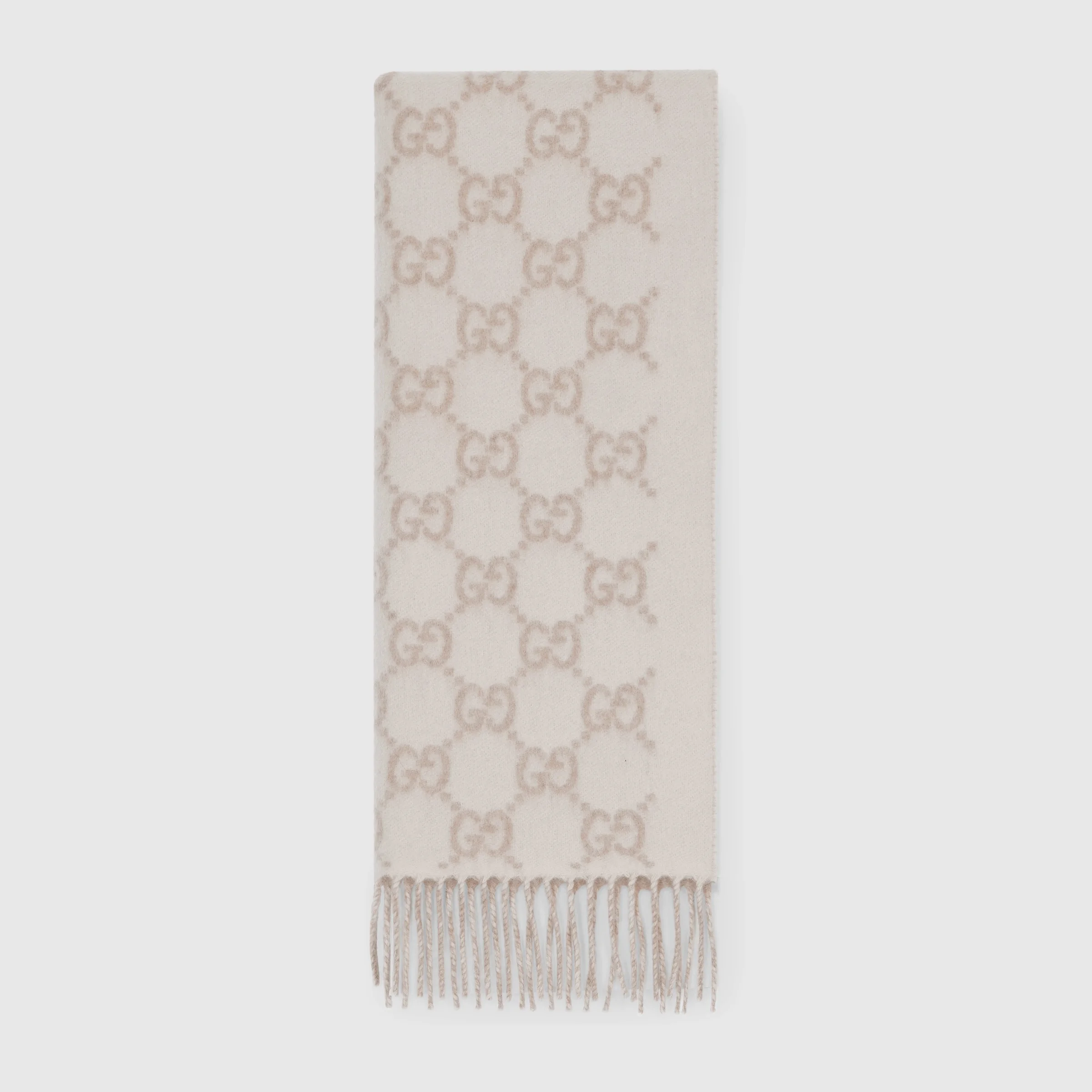 GG cashmere shawl - 1