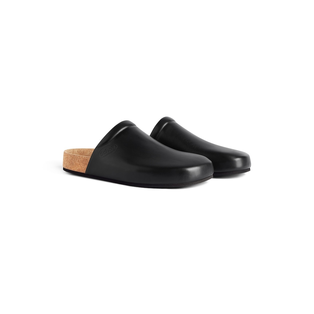 Men's Balenciaga I Scholl Flat Mule in Black - 2