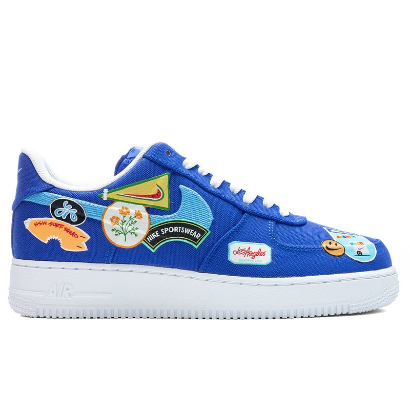 NIKE AIR FORCE 1 '07 PRM - RACER BLUE/UNIVERSITY BLUE/WHITE - 1