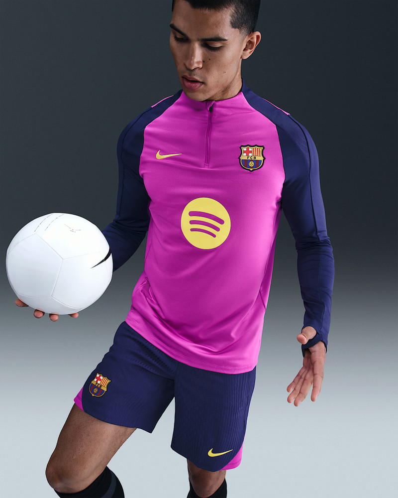 FC Barcelona Strike Men's Nike Dri-FIT Soccer Drill Top 3