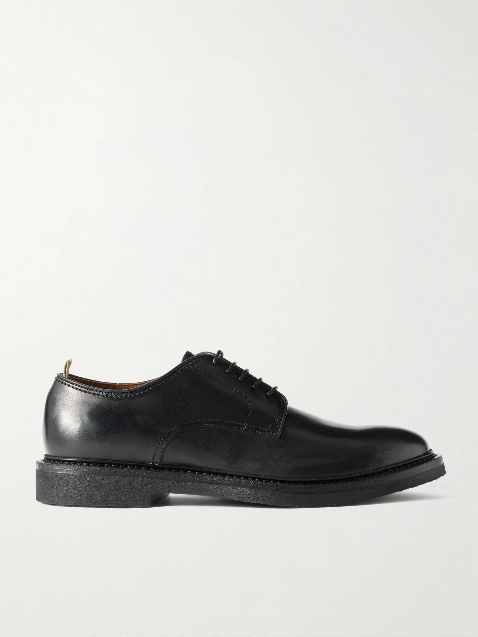 Hopkins Flexi 2028 Leather Derby Shoes Black - 1