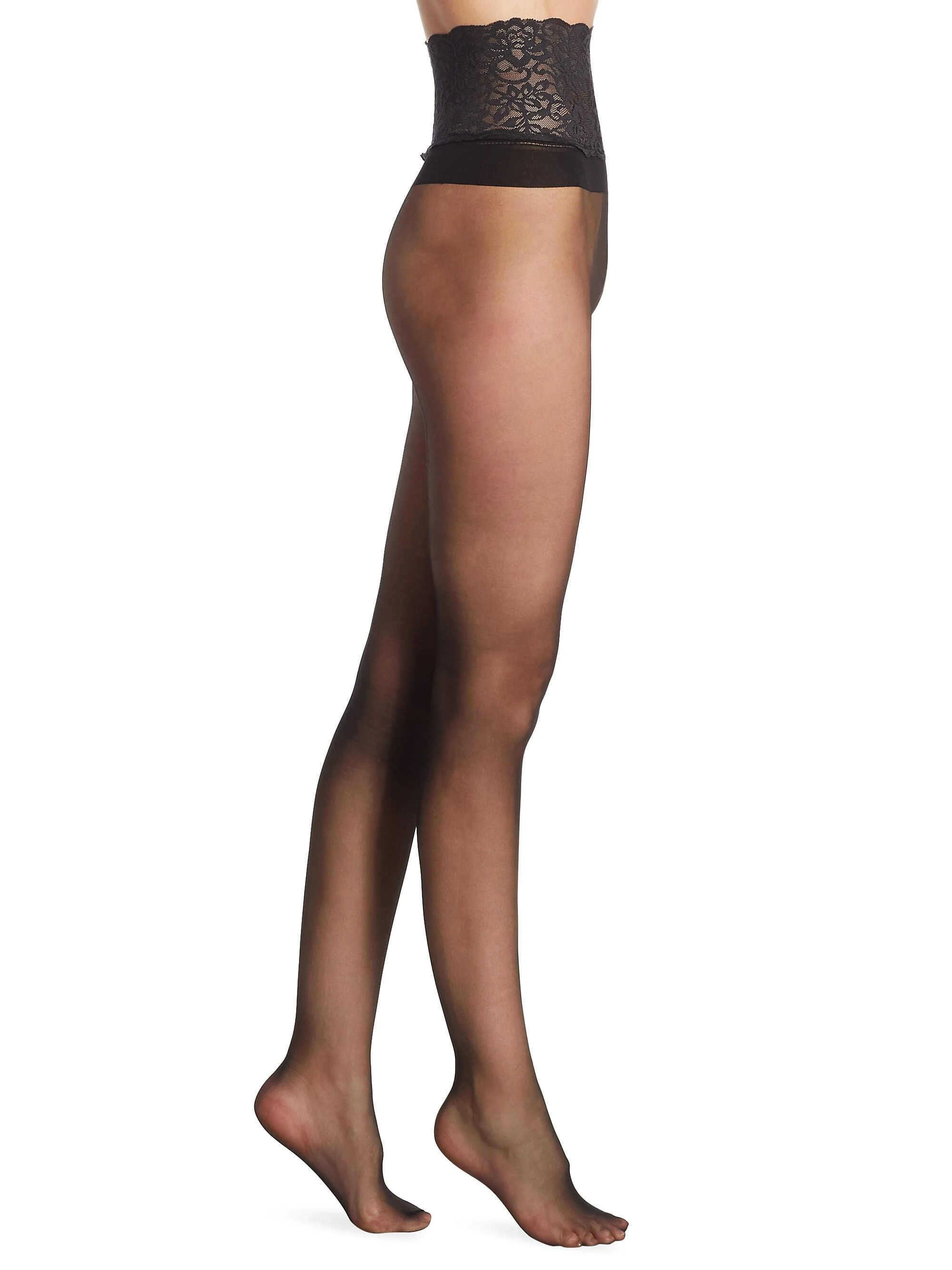 Women's The Sexy Seamless Sheer Hosiery - Black - 1