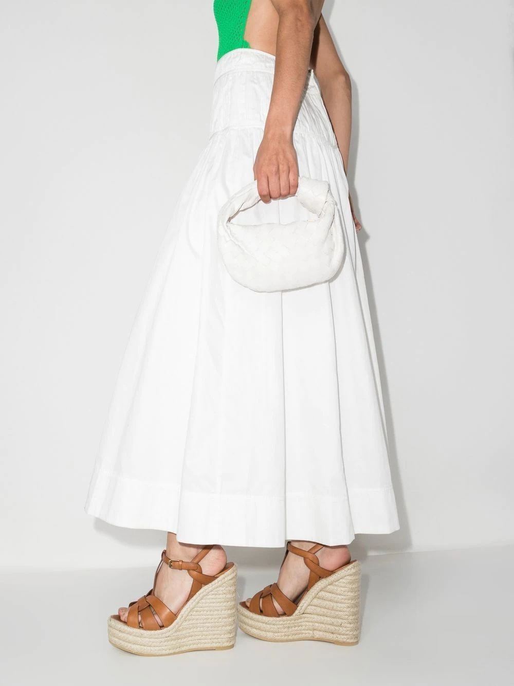 T-strap 85mm espadrille wedge sandals - 3