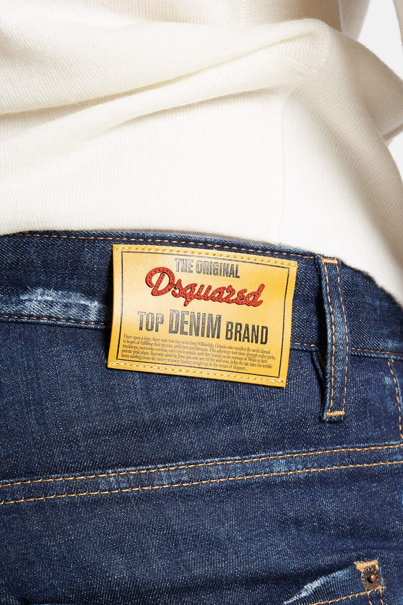 DARK EASY WASH SKATER JEANS 4
