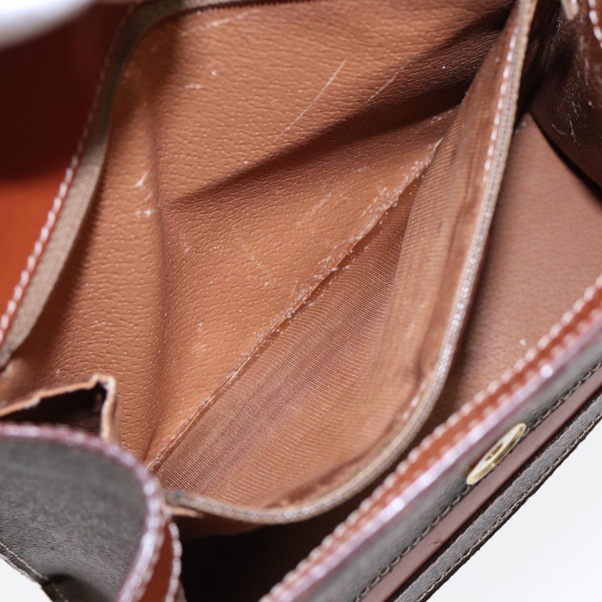 CELINE Macadam Canvas Hand Bag Pvc Brown - 11