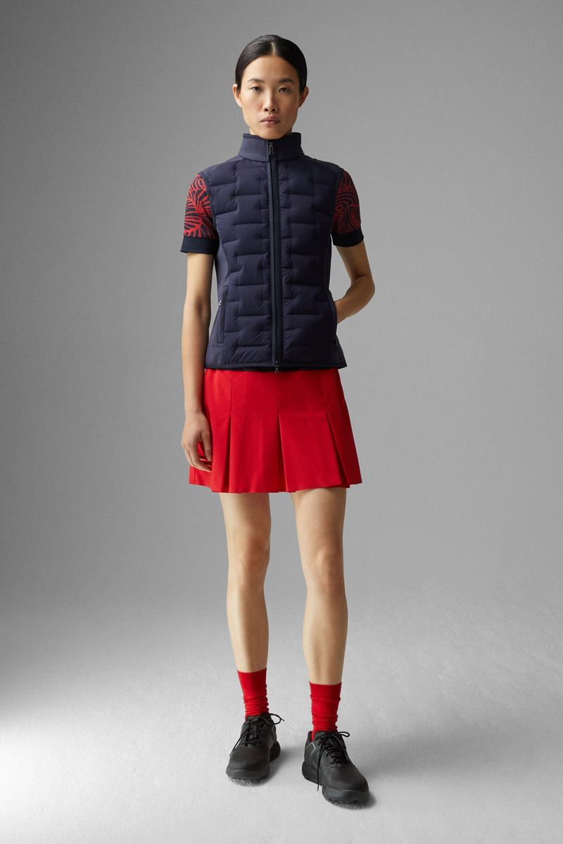 BOGNER Dorina Softshell down vest in Navy blue outlook