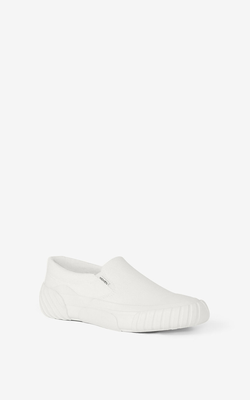 KENZO Slip-on canvas Tiger Crest trainers outlook