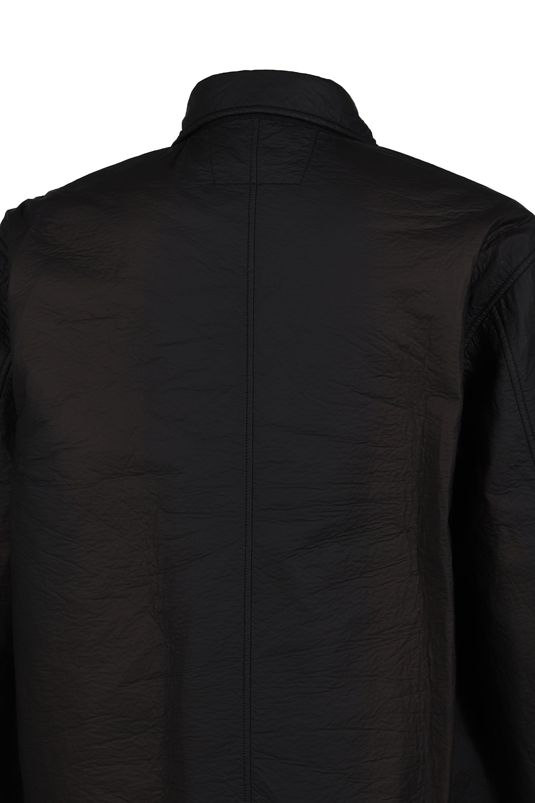 OW MEDIUM JKT IN FELTRO BI-FILM / BLK - 5