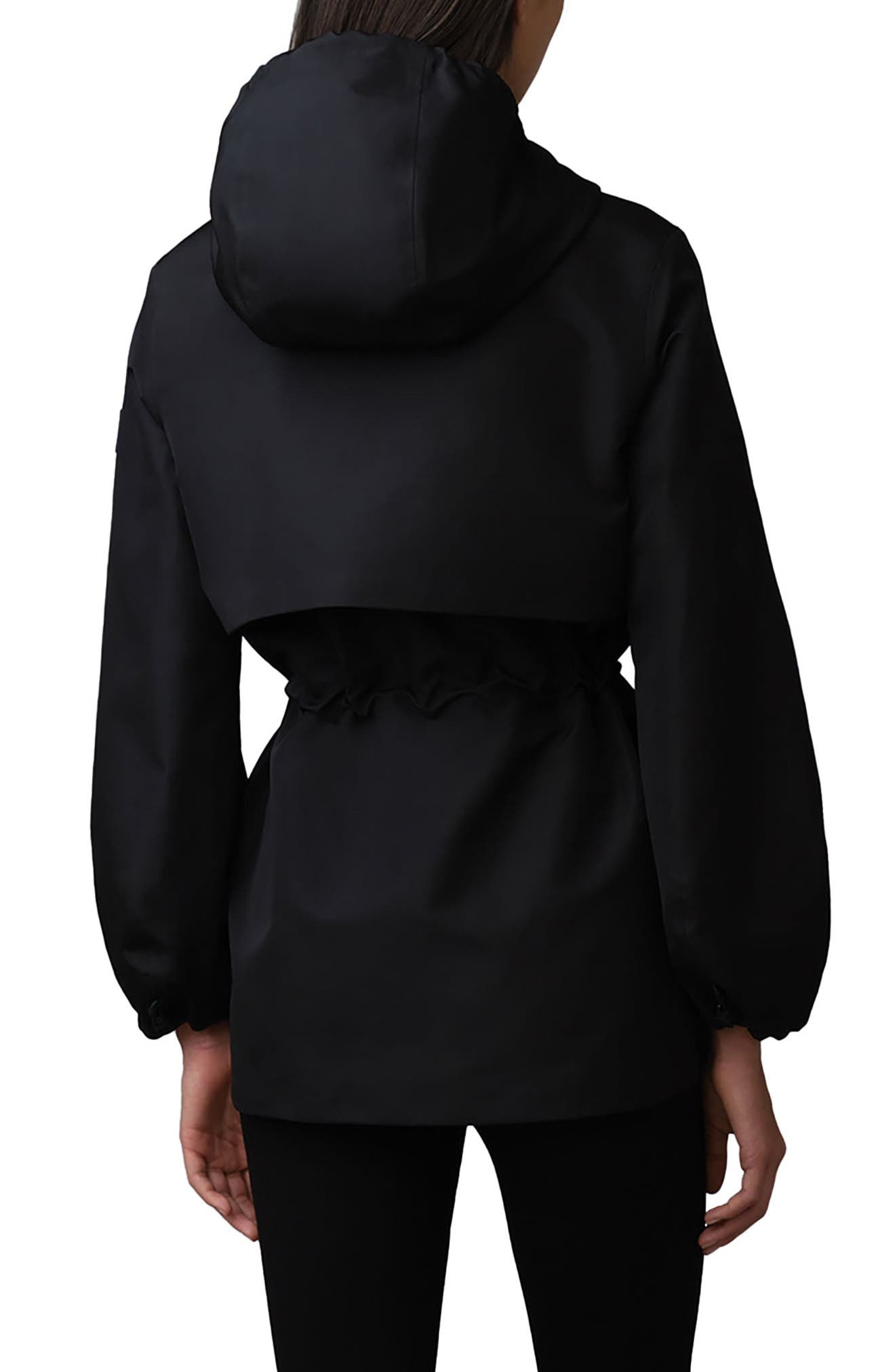 Mackage Kalea Windproof & Water Resistant Recycled Polyester Jacket in Black-Trench at Nordstrom - 2