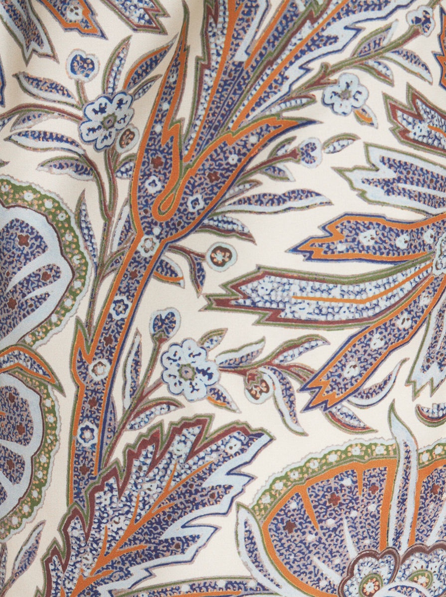 PAISLEY FOLIAGE DESIGN SWIM SHORTS - 6