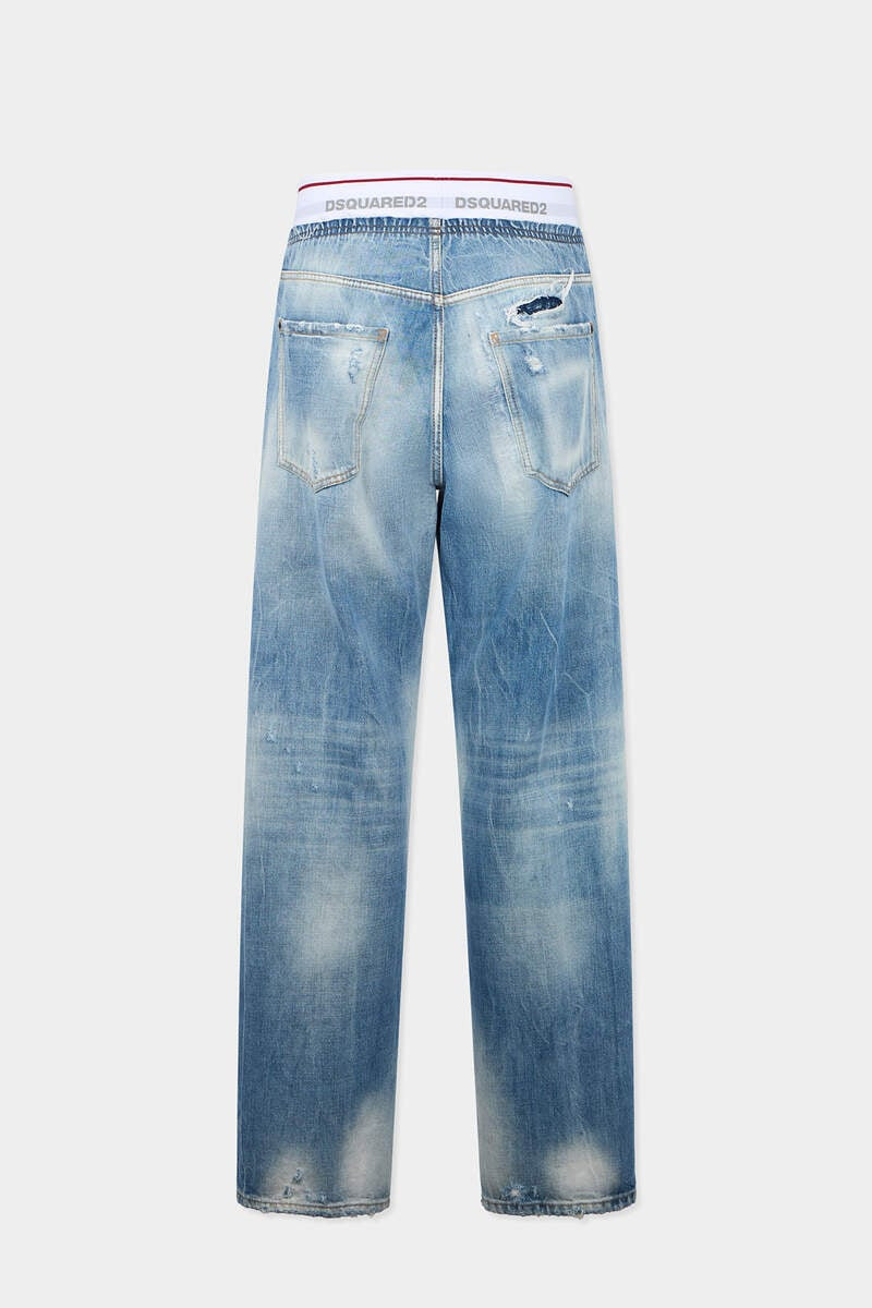 DSQUARED2 LIGHT WASH DENIM JOGGER outlook