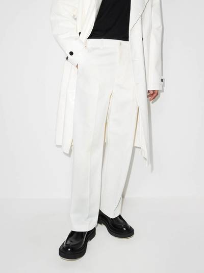 Alexander McQueen wide-leg tailored trousers outlook