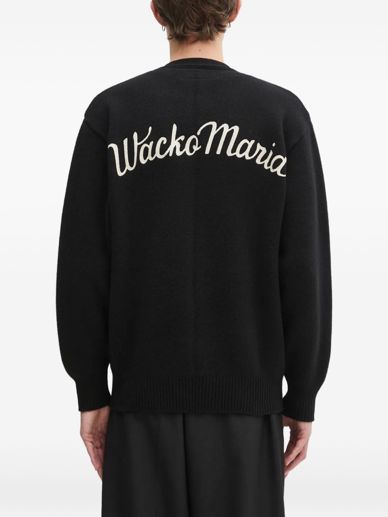 embroidered V-neck cardigan 4