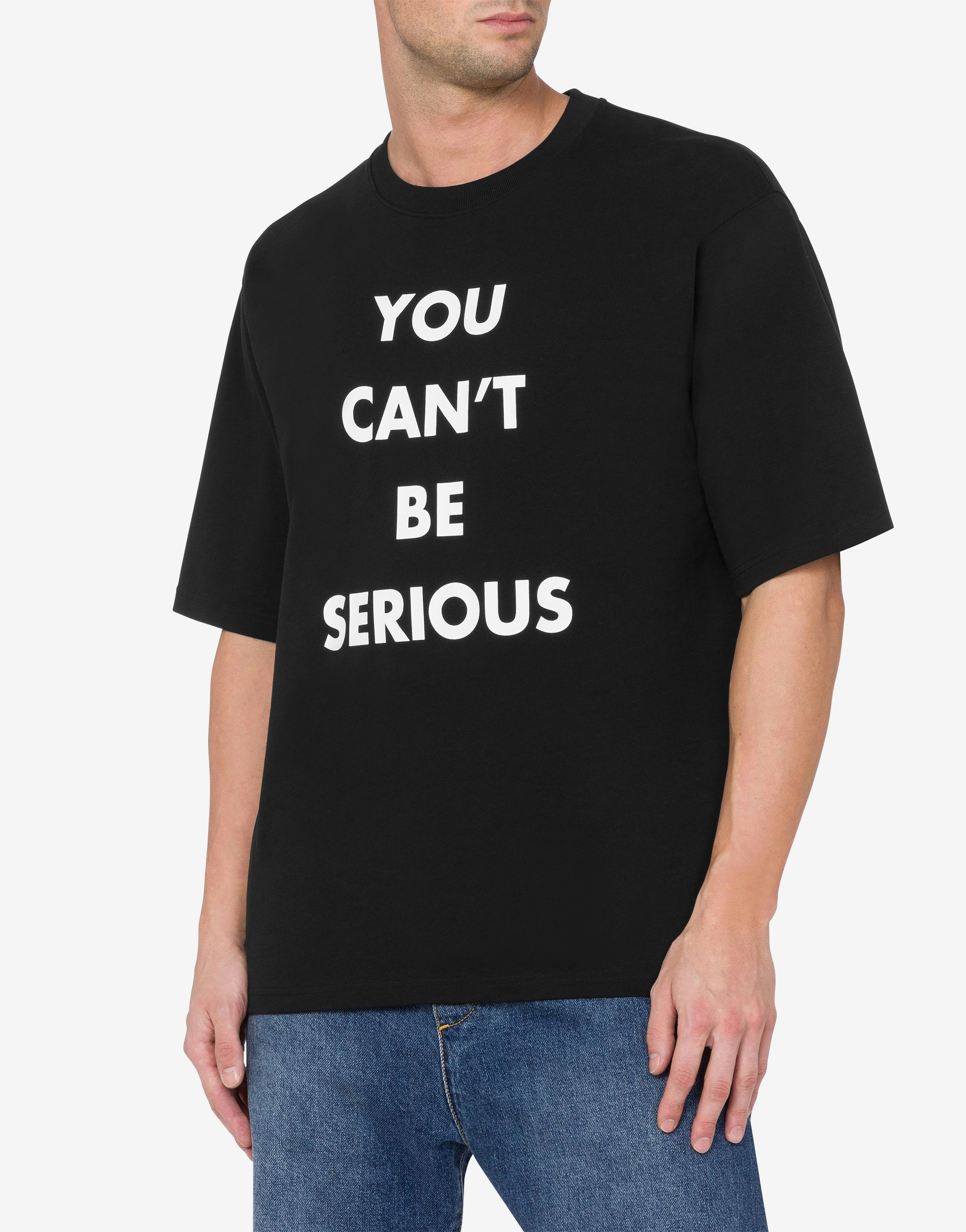 COTTON T-SHIRT YOU CAN'T BE SERIOUS - 2