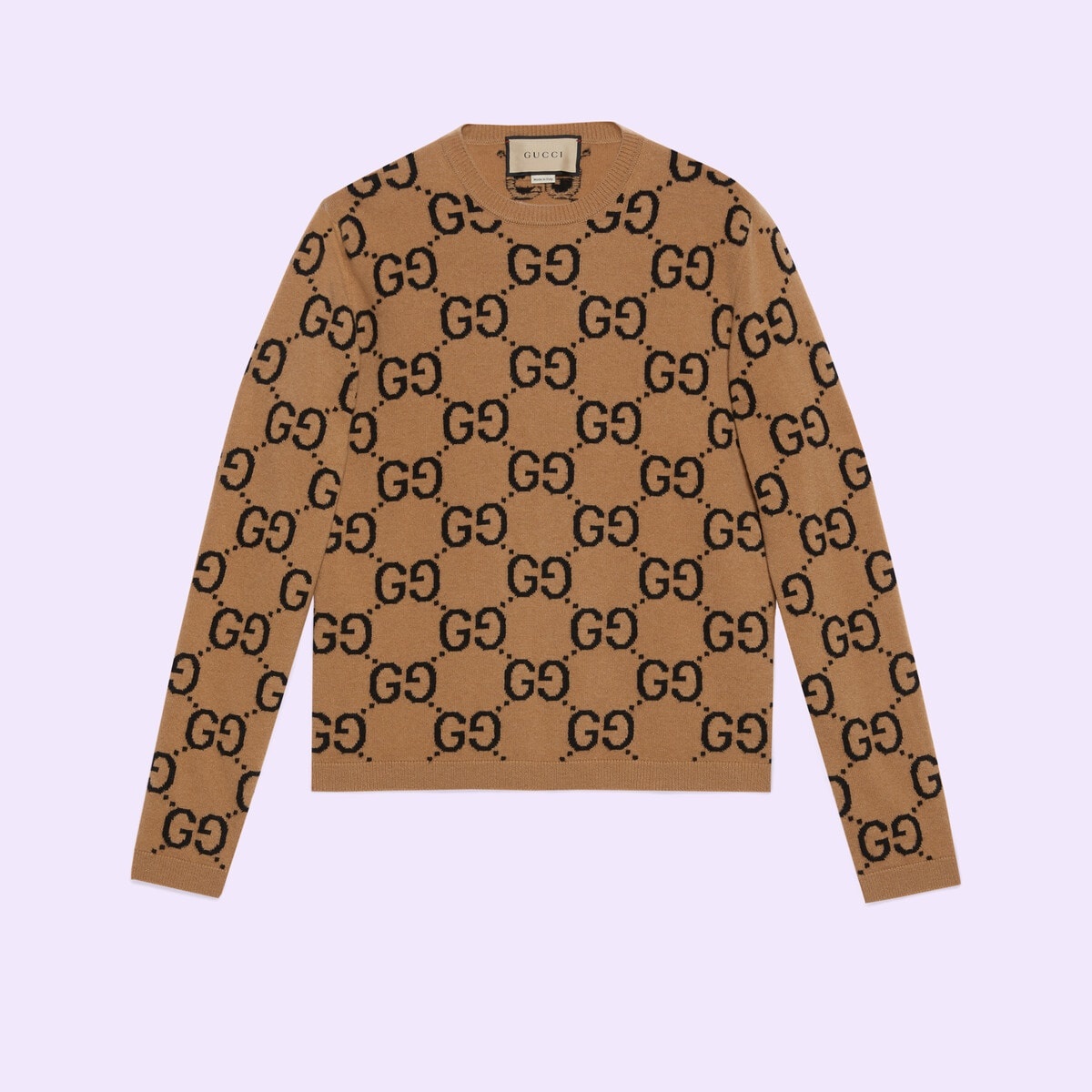 GG wool jacquard sweater - 1