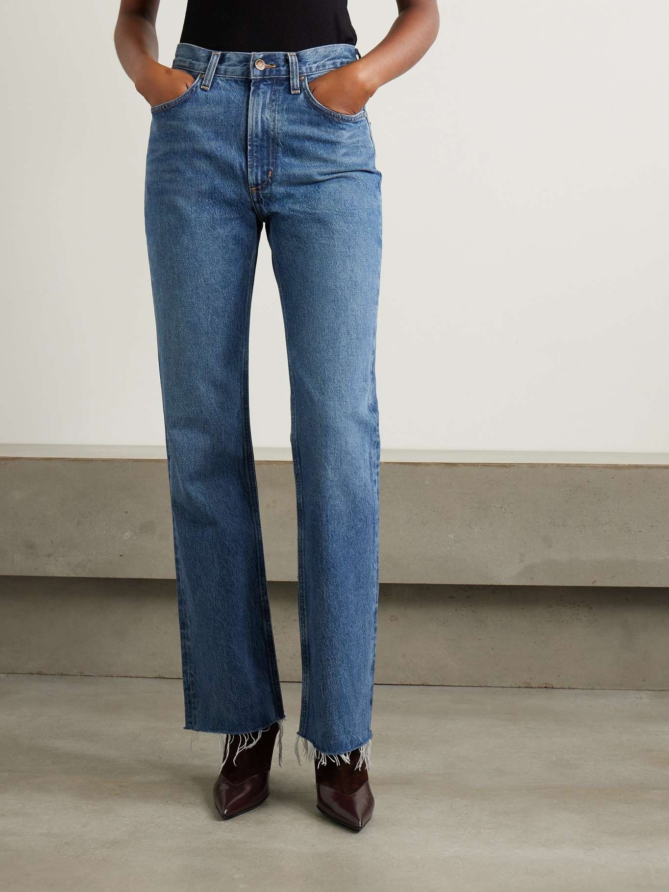 Leena high-rise bootcut jeans Mid denim - 3