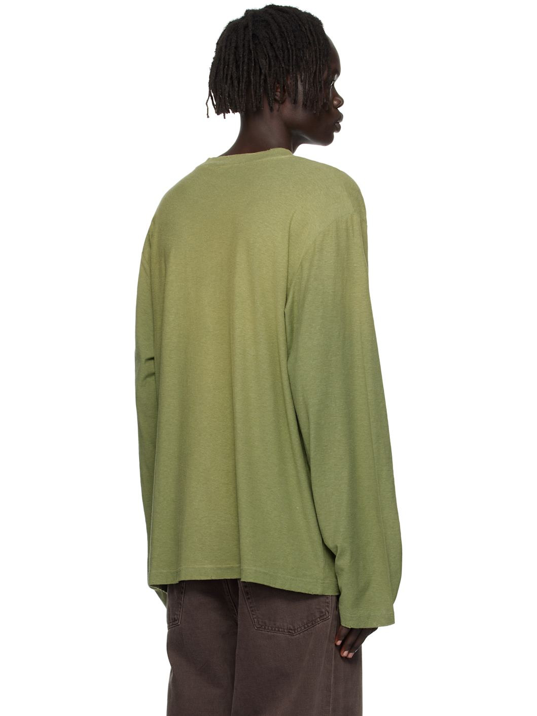 Green Logo Relaxed Fit T-shirt - 3