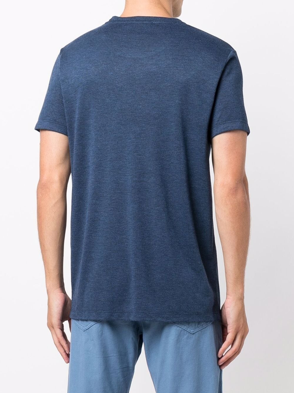 round neck cotton T-shirt - 4