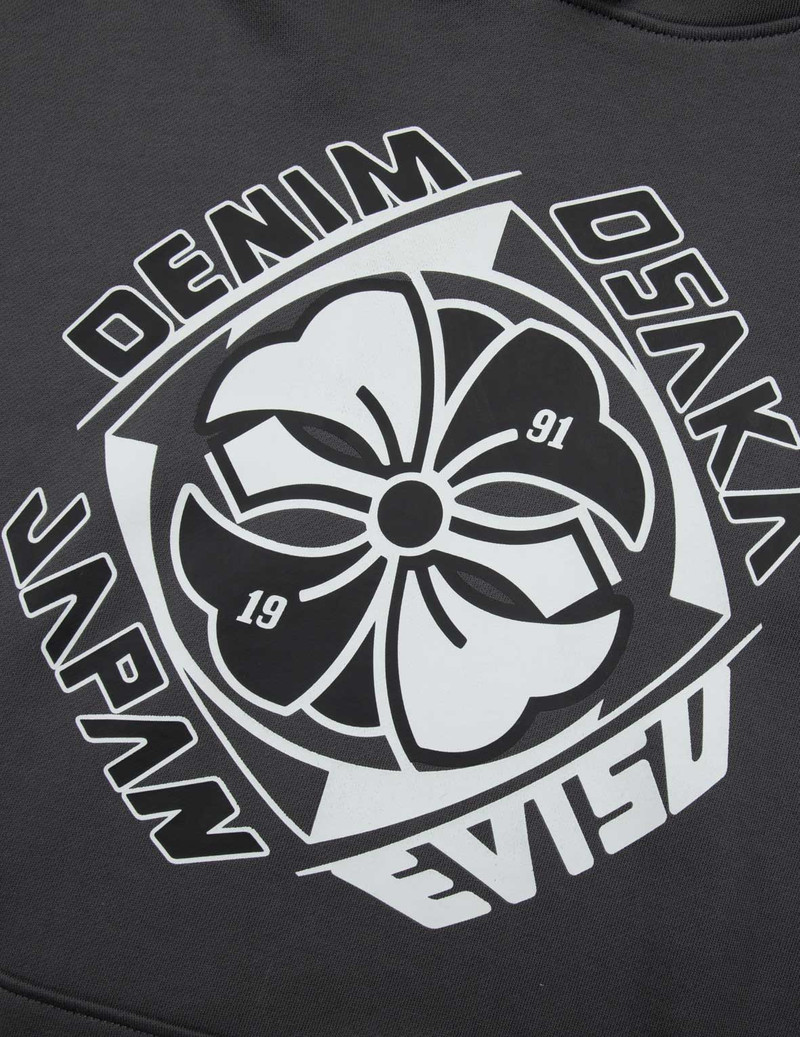 KAMON PRINT LOOSE FIT HOODIE 9