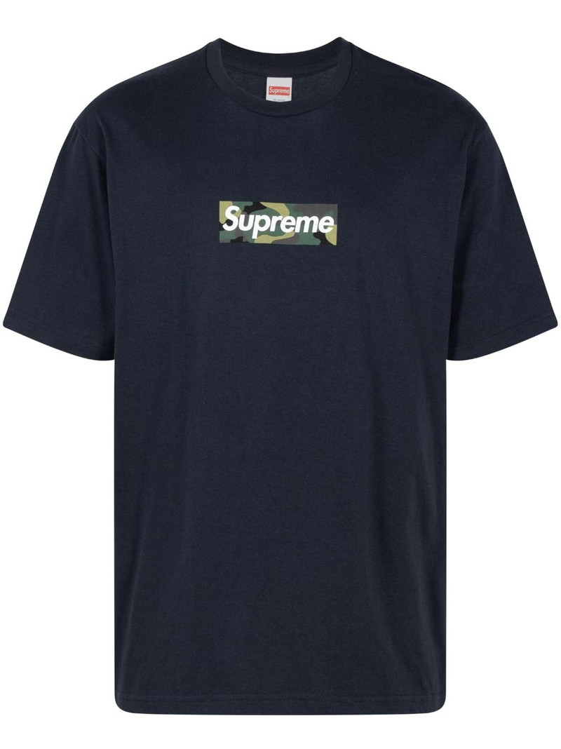 box logo cotton T-shirt 1