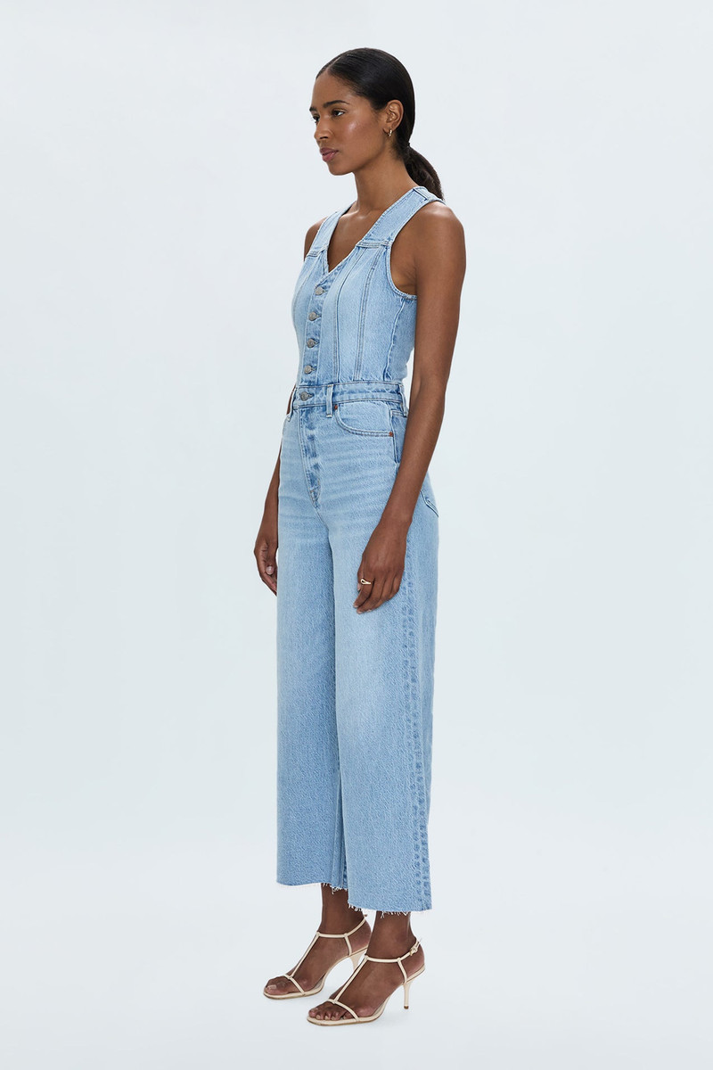 ARIA CROPPED FITTED VEST JUMPSUIT - PRIORITY 5