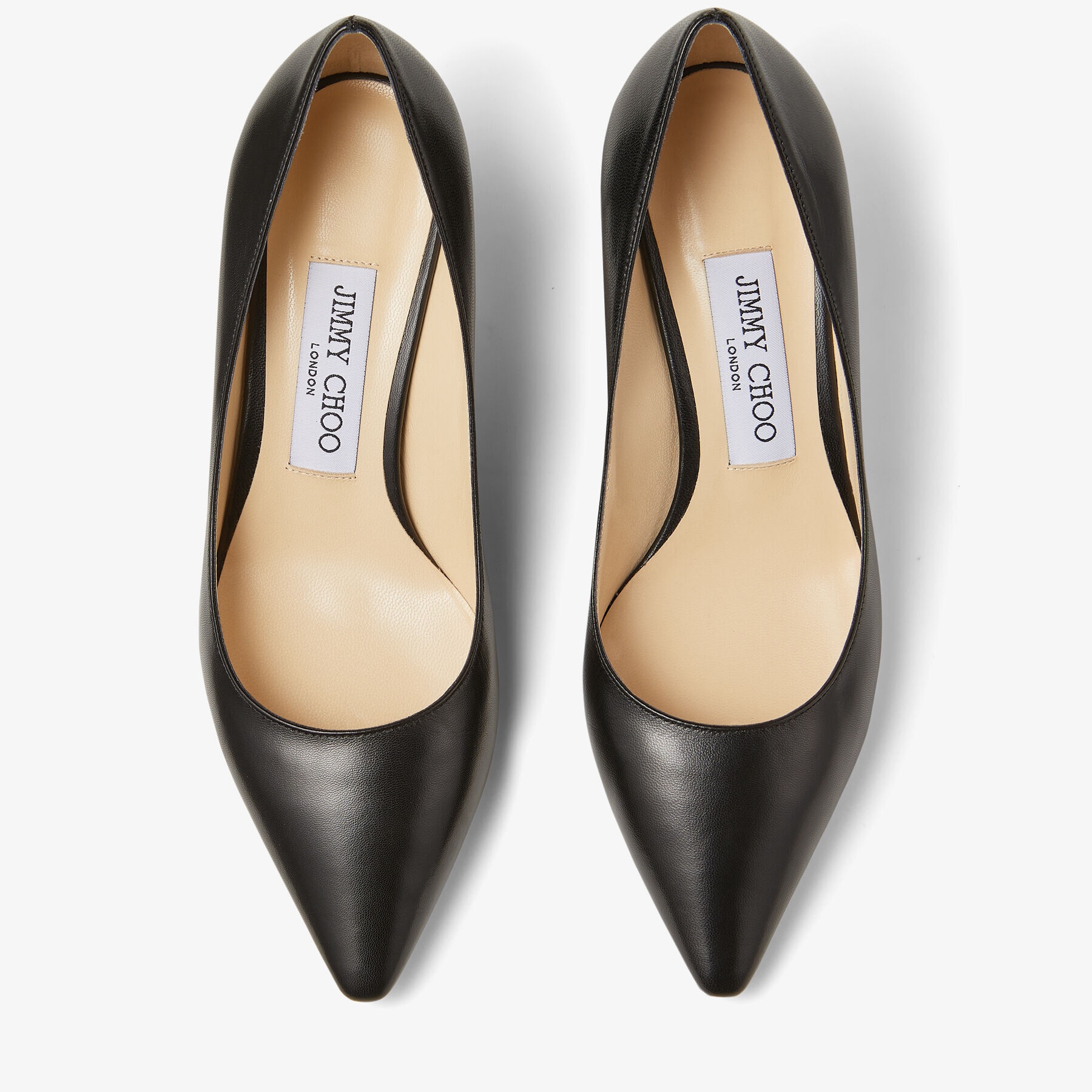 Romy 60
Black Kid Leather Pointed-Toe Pumps - 5