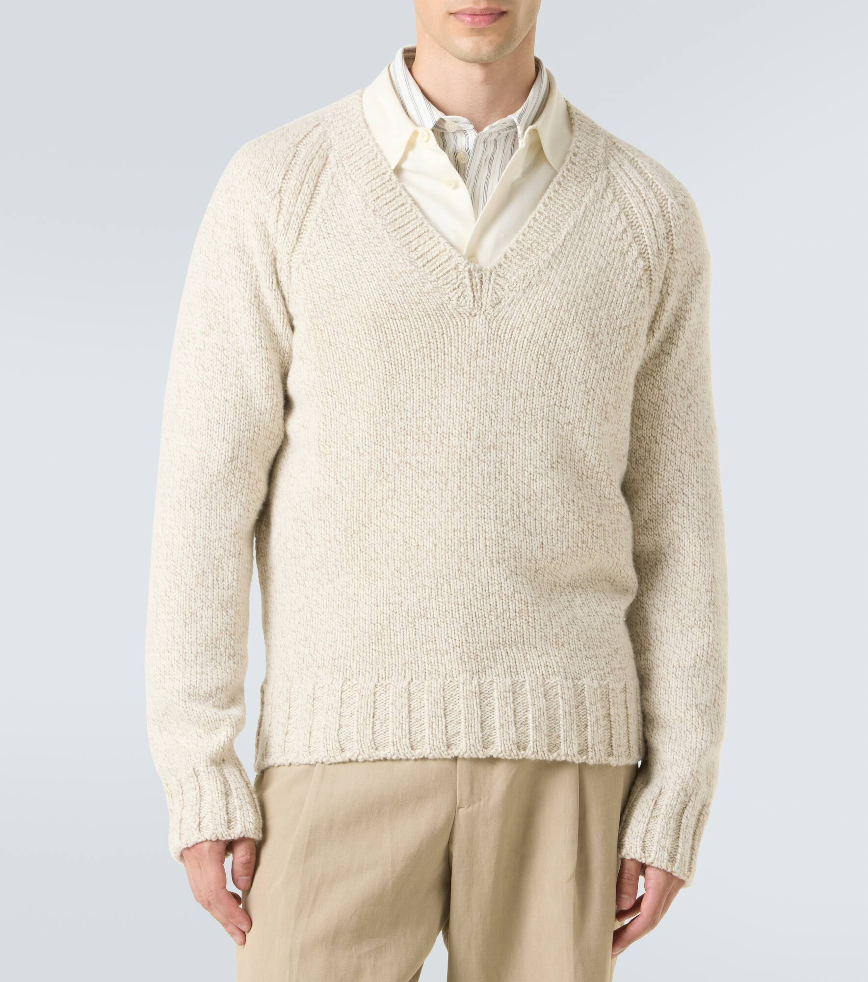 Cashmere and wool sweater - 3