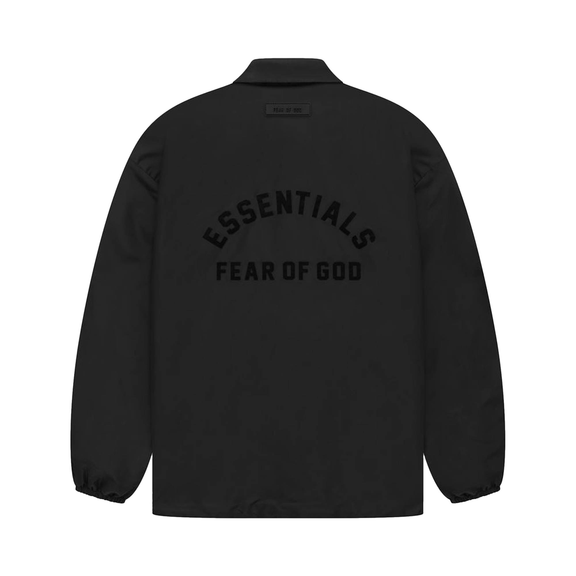 Fear of God Essentials Coaches Jacket 'Black' - 2