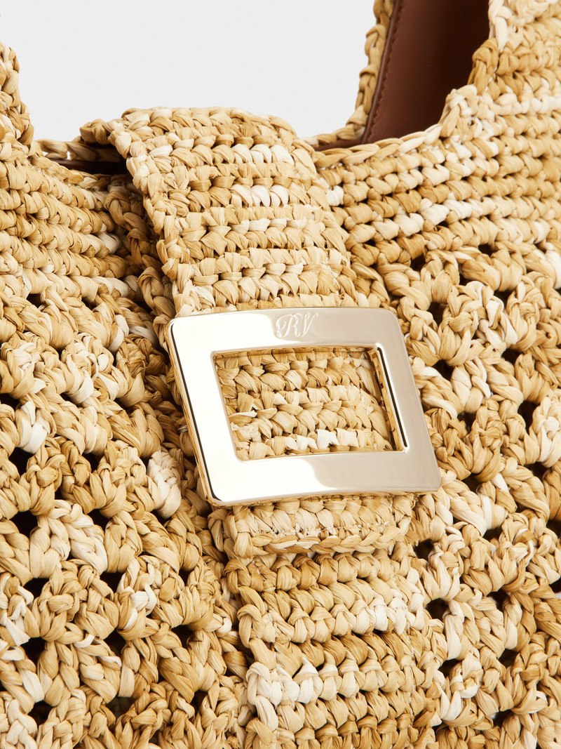 Belle Vivier Small Hobo Bag in crochet 9
